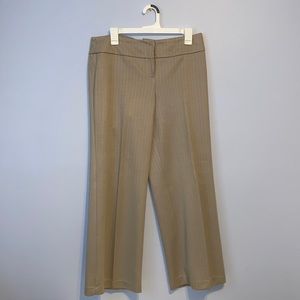 NEW YORK & COMPANY Petite Knit Tan Dress Pants